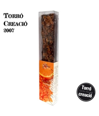 Torró cruixent de taronja