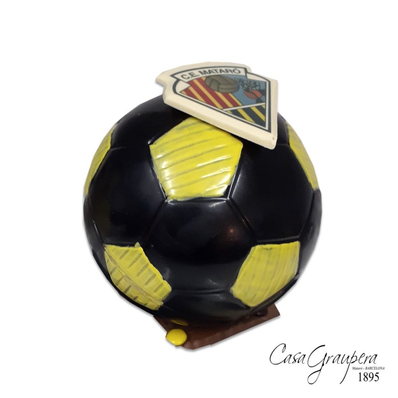 Pilota del Mataró amb escut