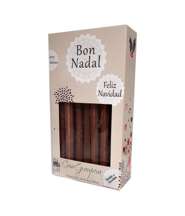 Neules Banyades amb Xocolata amb Llet - Capseta