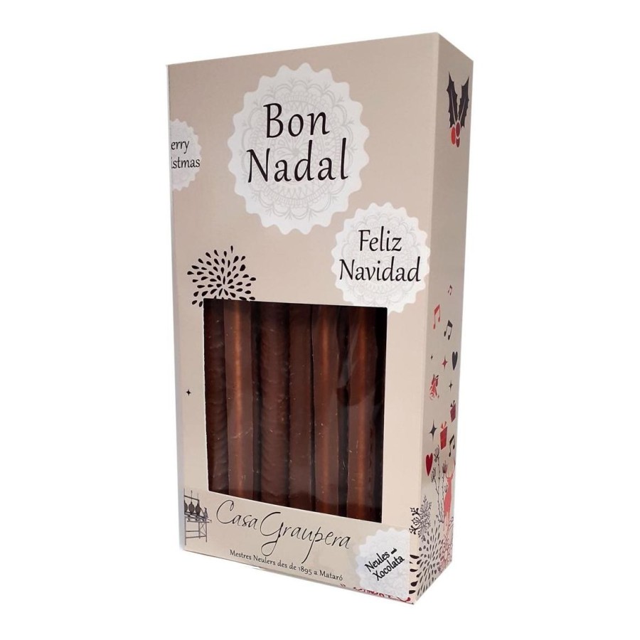 Neules Banyades amb Xocolata amb Llet - Capseta Neules Banyades amb Xocolata amb Llet - Capseta