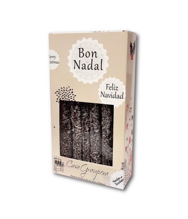 Neules Banyades amb Xocolata Negra 72% i Coco - Capseta