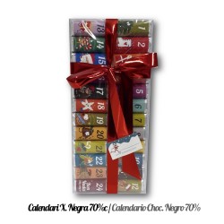 Calendari d'Advent Petit - Xocolata Negra 70%