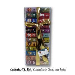 Calendari d'Advent Petit - Xocolata amb Llet