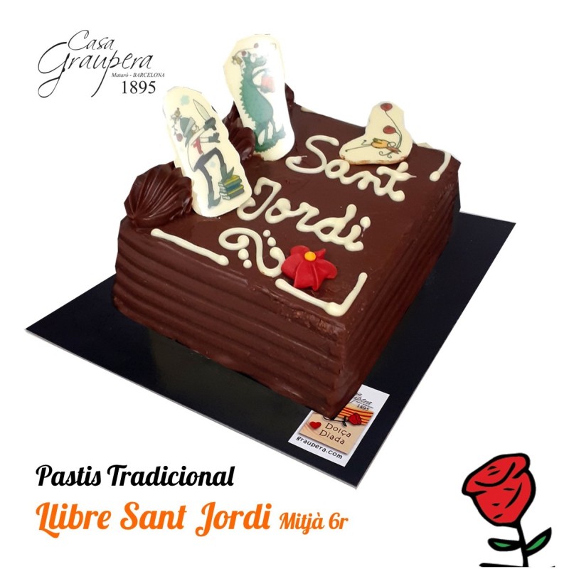 Pastís Llibre Especial Sant Jordi - Sacher
