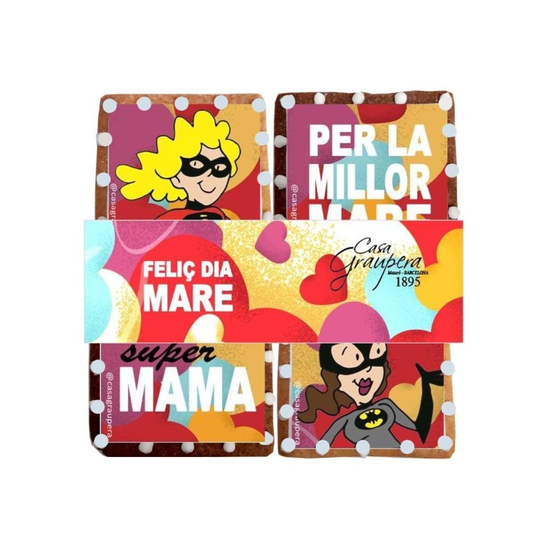 Postal Galetes dia de la Mare