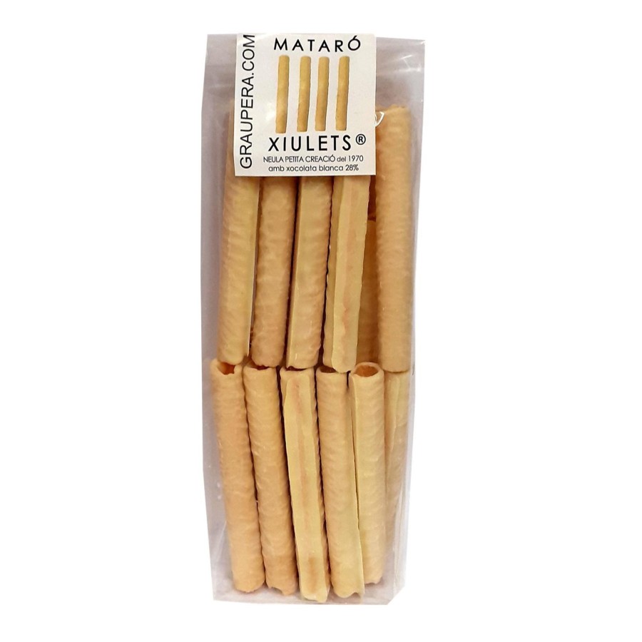 Xiulets de xocolata blanca Xiulets de xocolata blanca