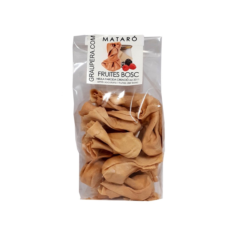 Neules Farcides de Xocolata Blanca, Iogurt i Fruites del Bosc - Bossa Neules Farcides de Xocolata Blanca, Iogurt i Fruites del Bosc - Bossa