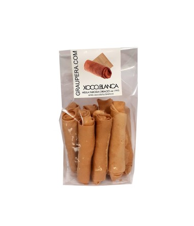 Neula farcida de xocolata blanca