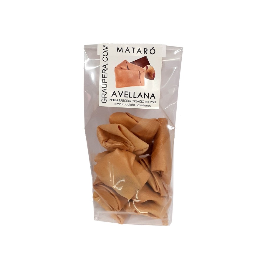 Neules Farcides de Xocolata amb Llet i Avellanes - Bossa Neules Farcides de Xocolata amb Llet i Avellanes - Bossa