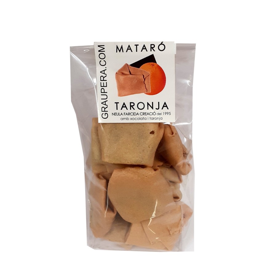 Neules Farcides de Xocolata Negra 70% i Taronja - Bossa Neules Farcides de Xocolata Negra 70% i Taronja - Bossa