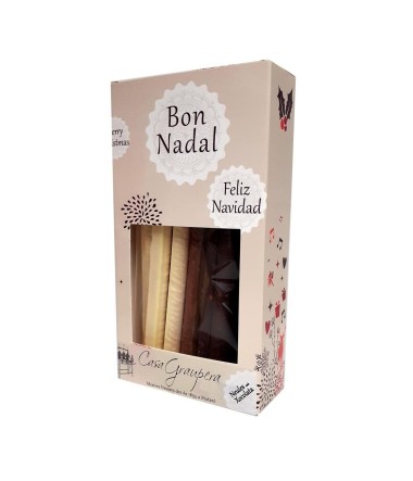 Neules Banyades amb 3 Xocolates - Capseta