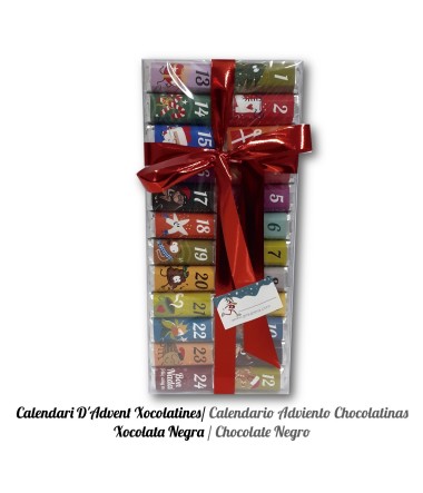 Calendari d'Advent Petit - Xocolata Negra 70%