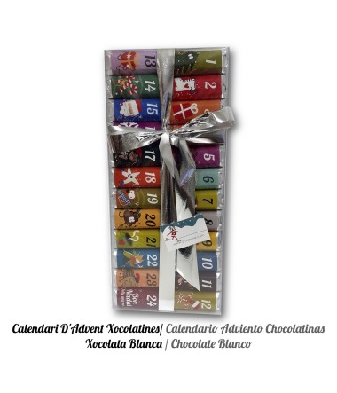 Calendari d'Advent Petit - Xocolata Blanca