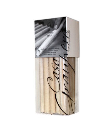 Neules Banyades amb Xocolata Blanca - Capsa Lux