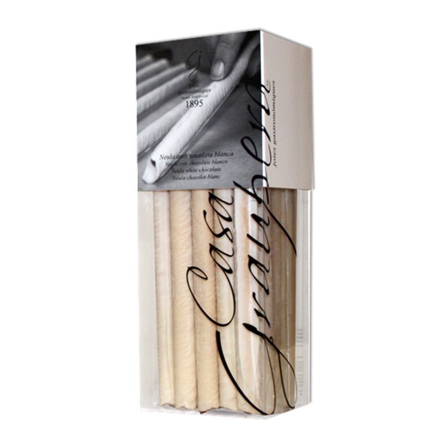 Neules Banyades amb Xocolata Blanca - Capsa Lux