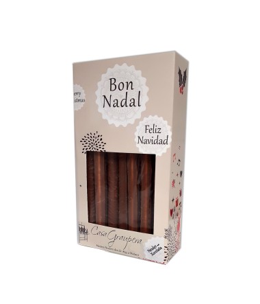 Neules Banyades amb Xocolata amb Llet - Capseta
