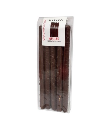 Neules Banyades amb xocolata negra 70% - Bossa