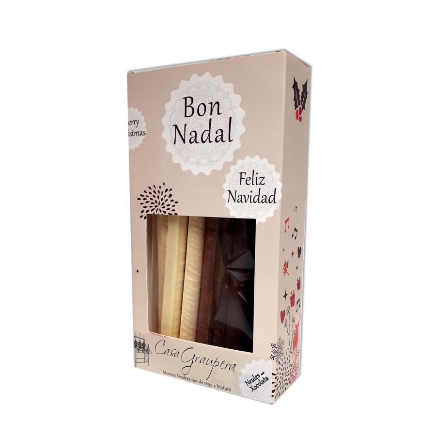 Neules Banyades amb 3 Xocolates - Capseta