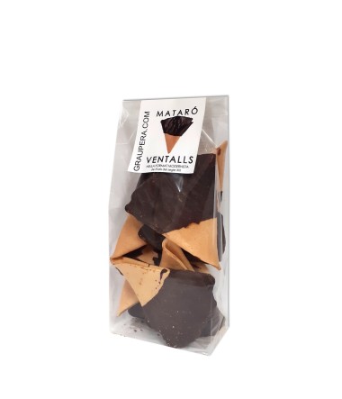 Abanicos con Chocolate Negro