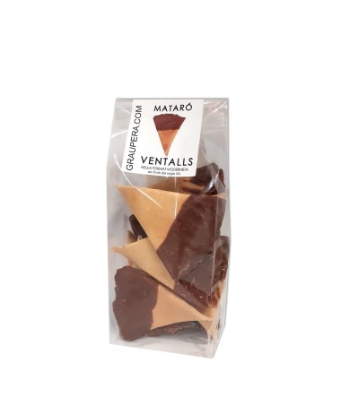 Abanicos con Chocolate con Leche