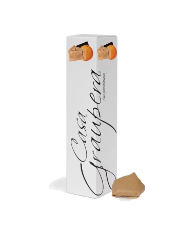 Neules Farcides de Xocolata Negra 70% amb Taronja - Capsa