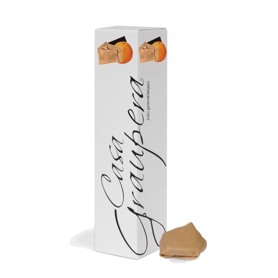 Neules Farcides de Xocolata Negra 70% amb Taronja - Capsa