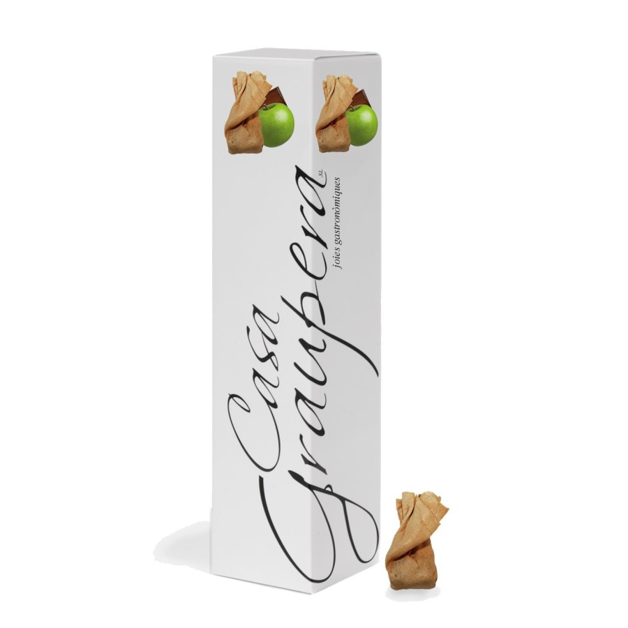 Neula farcida de xocolata amb llet i poma de Girona