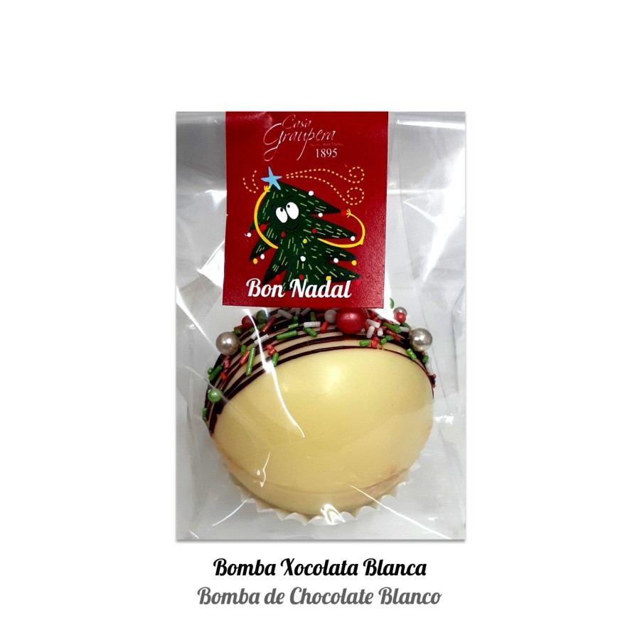 Bomba de Xocolata blanca - Nadal