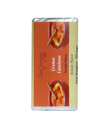 Xocolata Blanca amb Crema Catalana