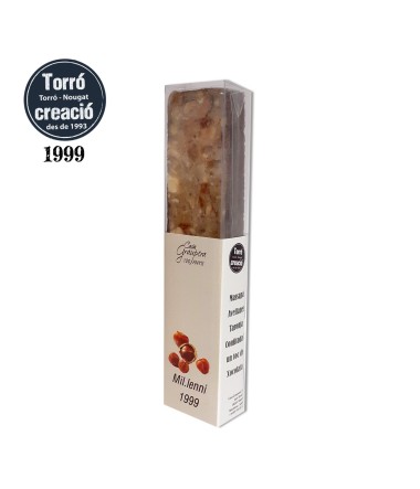 Torró Mil-lenni Creació 1999 - Massapà amb Avellanes i Taronja