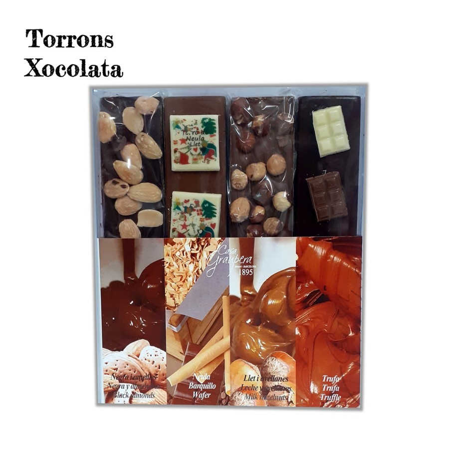4 Turrones Chocolate