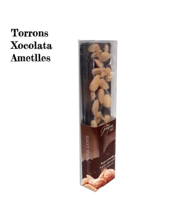 Torró xocolata negra i ametlles - Petit