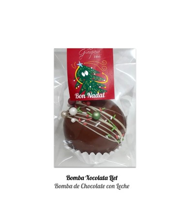 Bomba de Xocolata amb Llet - Nadal