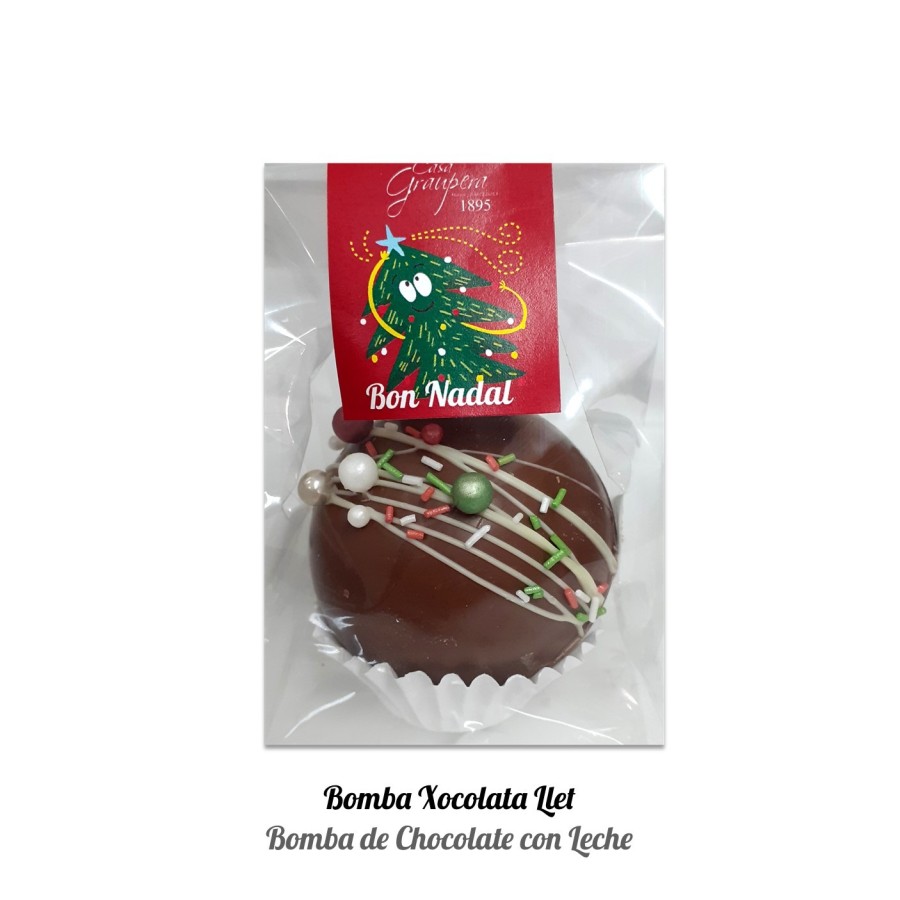 Bomba de Xocolata amb Llet - Nadal