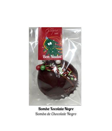 Bomba de Chocolate Negro - Nadal