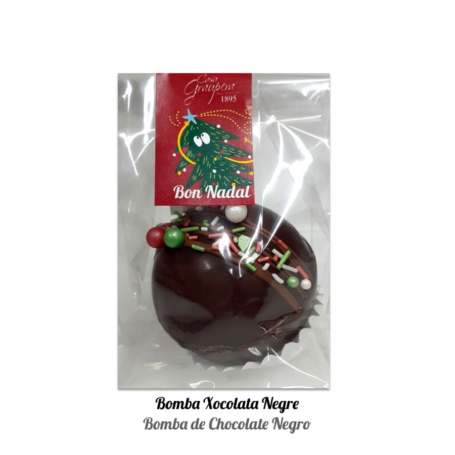 Bomba de Chocolate Negro - Nadal