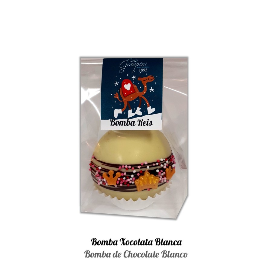 Bomba de Xocolata blanca - Reis