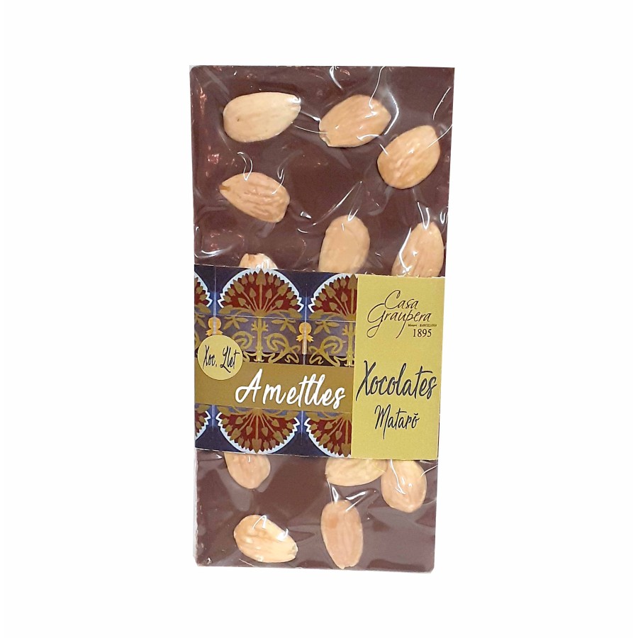 Xocolata amb Llet 36% i Ametlles Xocolata amb Llet 36% i Ametlles