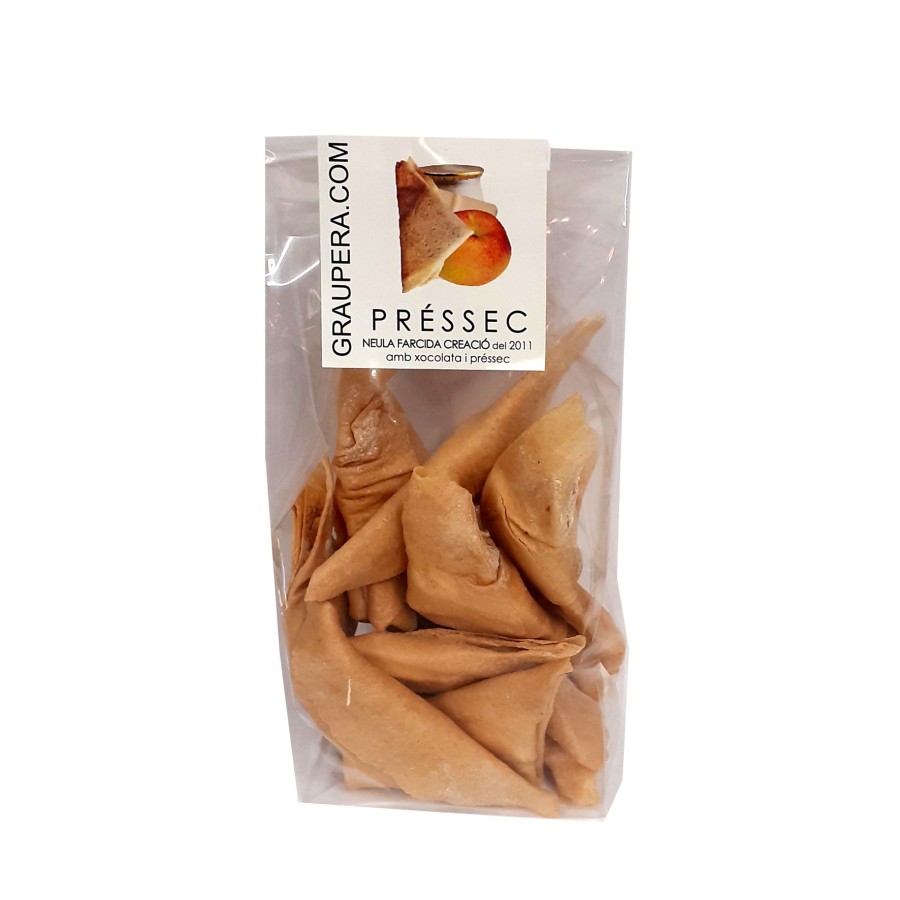 Neules Farcides de Xocolata Blanca, Iogurt i préssec - Bossa Neules Farcides de Xocolata Blanca, Iogurt i préssec - Bossa