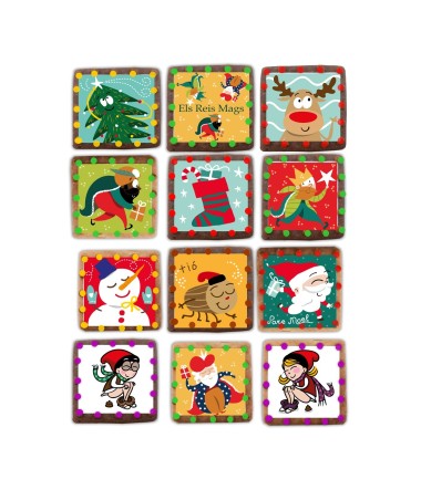 Galletas Cuadradas Individuales