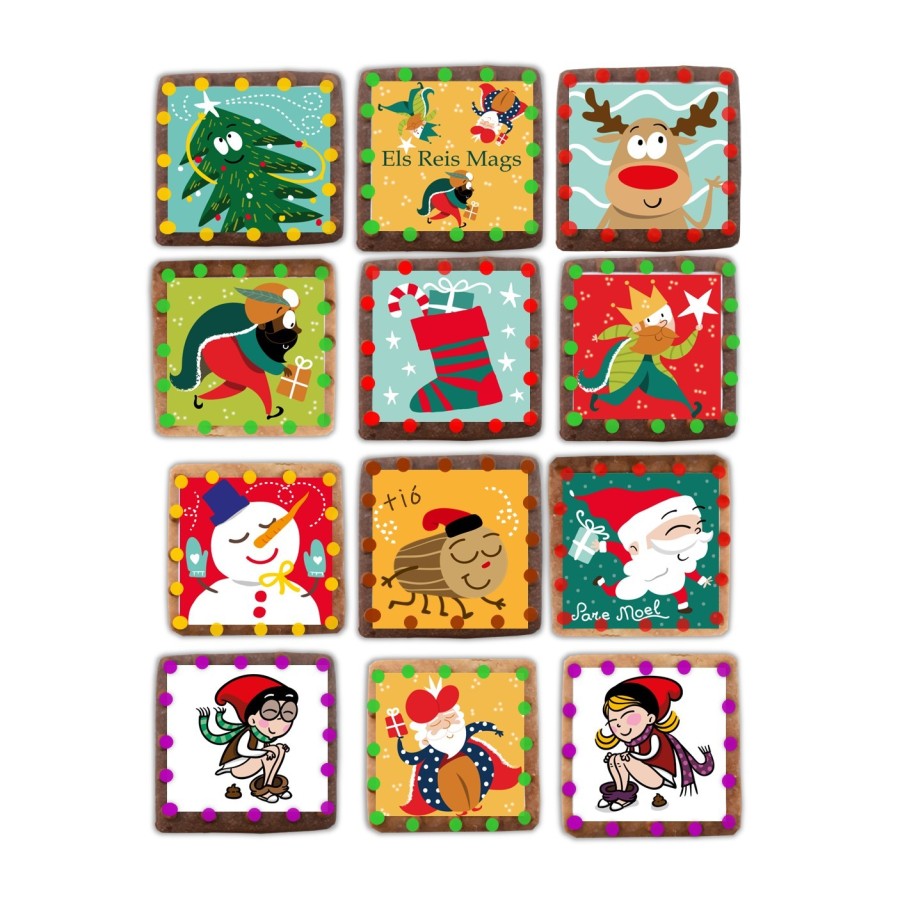 Galletas Cuadradas Individuales