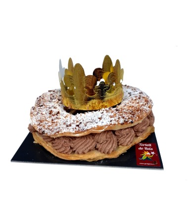 Roscón de Reyes de Hojaldre relleno