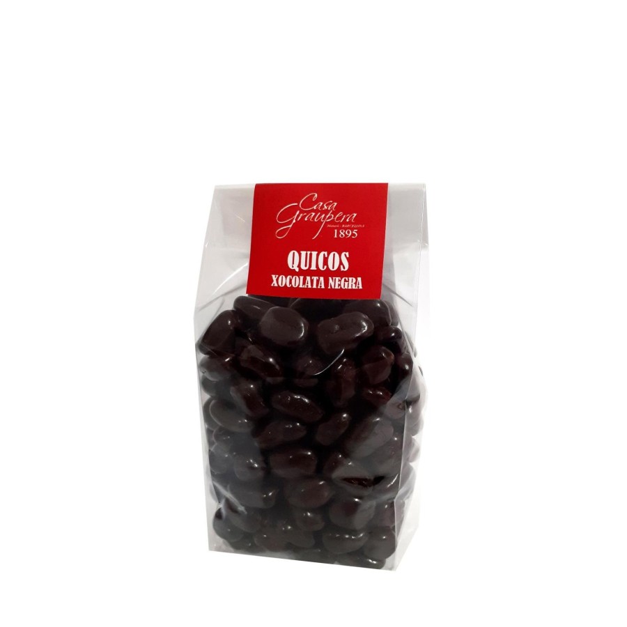 Quicos amb xocolata negra