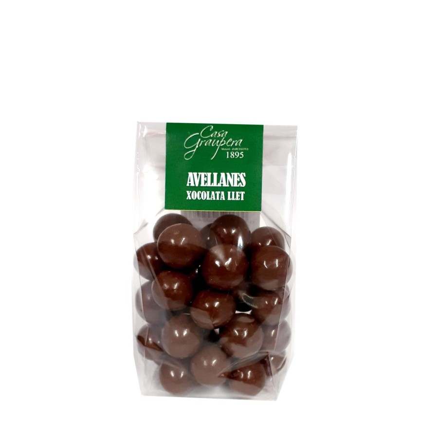 Avellanes amb xocolata amb llet