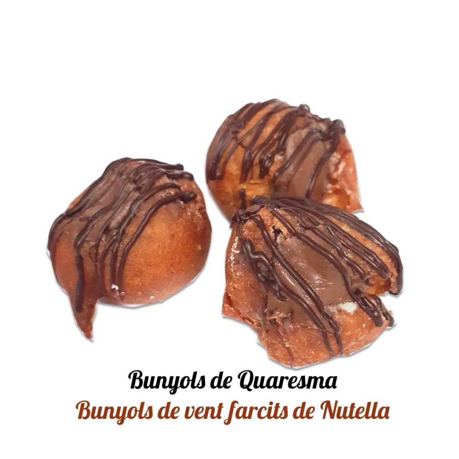 Bunyols de Vent Farcits de Nutella Bossa 250gr