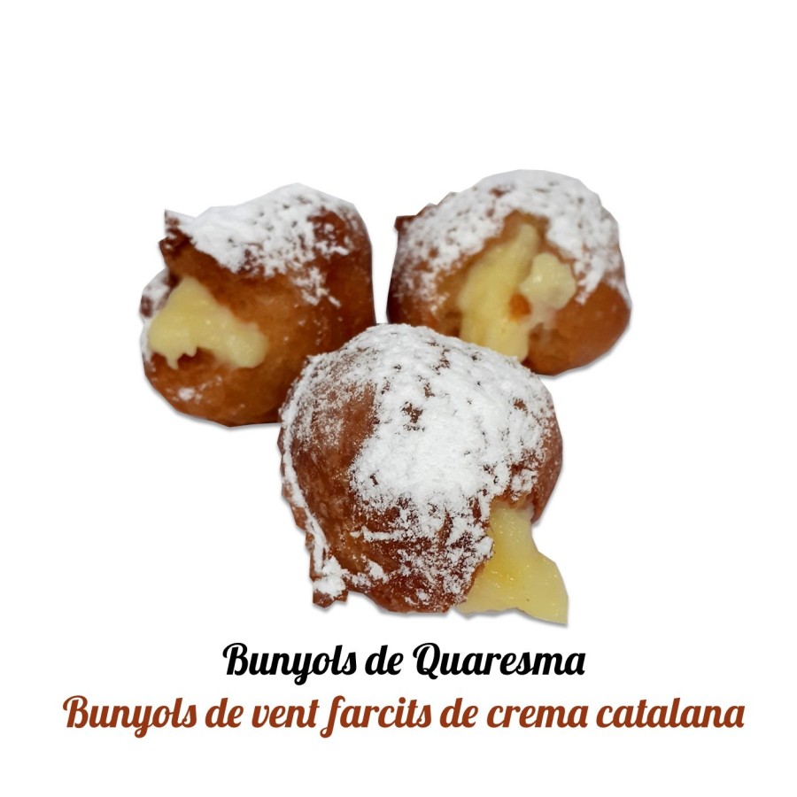 Bunyols de Vent Farcits de Crema Bossa 250gr
