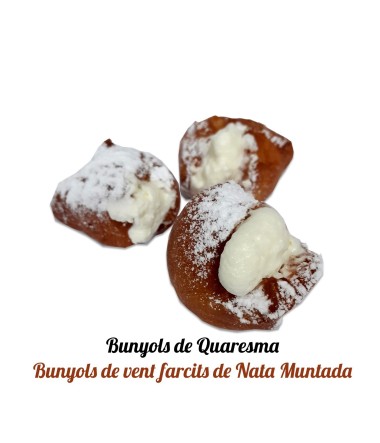 Bunyols de Vent Farcits de Nata Bossa 200gr