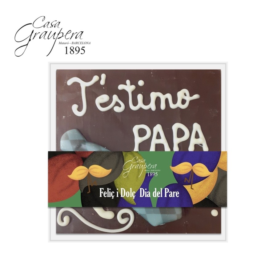 Postal de Xocolata - Dia del Pare
