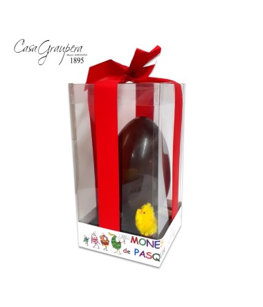 ou de xocolata negra en capsa