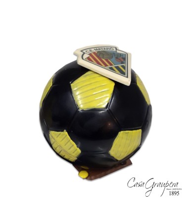 Pilota del Mataró amb escut